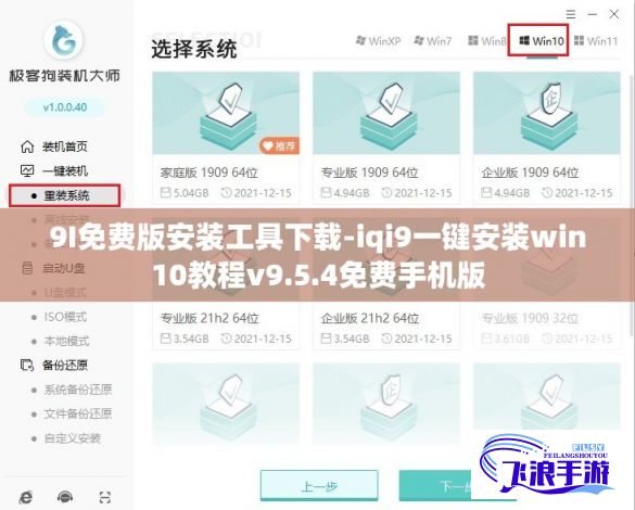 9I免费版安装工具下载-iqi9一键安装win10教程v9.5.4免费手机版